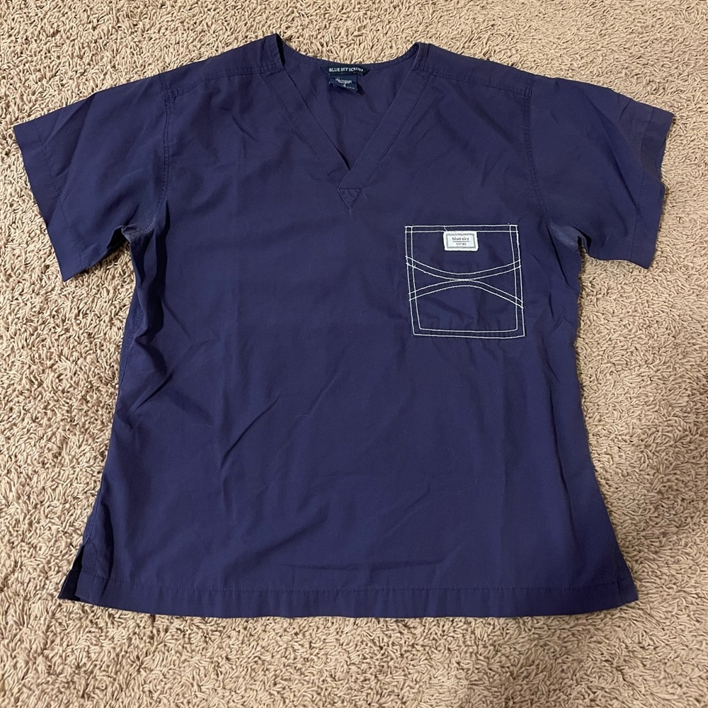 Blue Sky scrub top